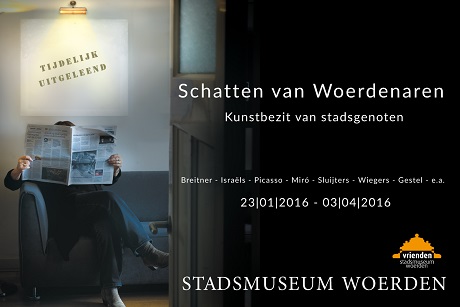 Tentoonstelling stadsmuseum Woerden: Schatten van Woerdenaren - kunstbezit van stadsgenoten